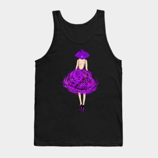 Purple fashion Tank Top